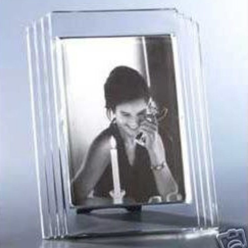 100% Authentic New Waterford Crystal Metropolitan 5X7 Frame. Discontinued.